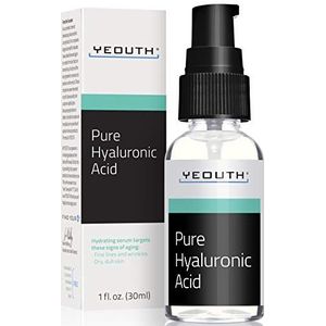 YEOUTH Hyaluronzuur Zuiver Serum voor Gezicht, Hydraterende Vochtinbrengende Serum, Huidverzorging voor Alle Huidtypes 30ml