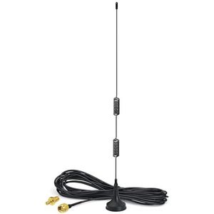Bingfu RTL SDR Dual Band Antenne 978MHz 1090MHz 7dbi Magnetische Base Mannelijke SMA MCX voor ADS-B Ontvanger Luchtvaart Radio Definitie Software RTL SDR Ontvanger Tuner Dongle Stick USB