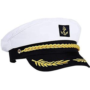 BBAUER 2 Pcs Volwassen jachthoed,Varen schip matroos hoed - Varen Kapitein Hoed, Comfortabele Marine Kapitein Cap, Marine Marine Kostuum Accessoire voor Volwassen Mannen Vrouwen