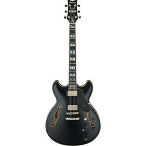 Ibanez John Scofield JSM20-BKL Black Low Gloss - Semi-akoestische gitaar