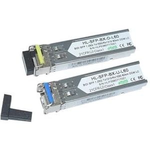 1000base SFP 1,25G SFP WDM 60KM 1310/1550nm LC/SC-aansluiting (SC)