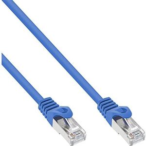 InLine 4043718086382 netwerkkabel 50 m Cat5e SF/UTP (S-FTP) Blauw - netwerkkabel (50 m, Cat5e, SF/UTP (S-FTP), RJ-45, RJ-45, blauw)