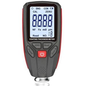 Verfdiktemeter, Laagdiktemeter for autolak, diktemeter van 0 tot 1300 μm, FE NFE for auto's, metaal, keramiek