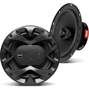 2 BOSS AUDIO SYSTEMS CH6530B 16,5 cm 6,5"" 3-weg coaxiale luidsprekers 150 watt rms 300 watt max rubberen ophanging, paar