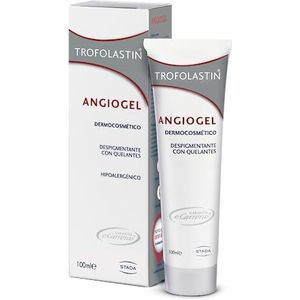 Trofolastin Angiogel depigmenterend met chelators, bruinachtig geel naar hematoom, 100 ml
