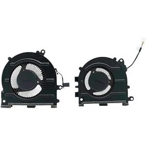 Laptop GPU-koelventilator voor HP voor PAVILION PLUS 14-EH 14T-EH000 14-EH1299NR N10440-001 N10439-001 ND55C92 21H03 21H02 DC 5V(CPU fan and GPU fan)