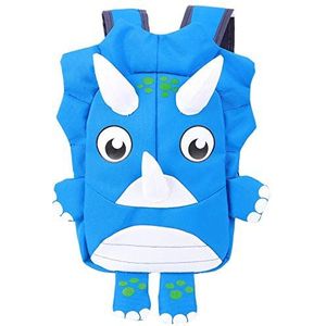 Kinderen jongens schooltassen anti-verloren voorschoolse schooltassen leuke cartoon dinosaurus waterdichte rugzak polyester vezels kinderen rugzak (12,2 x 11 x 1,2 inch)(Lichtblauw)