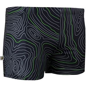 GUGGEN MOUNTAIN Zwembroek voor Heren Zwemshorts voor Het Strand Sneldrogende Zomer TS-1-2-3 manvolk mannen met Strandbroek met Boardshort Korte Broek Geruit Geblok Patroon Linnen Kleur Groen L