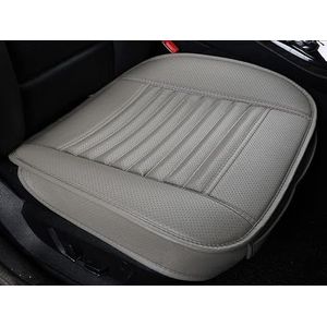 Stoelhoezen Beschermhoezen Universele Auto Seat Cover Bamboe Voor Opel Voor Astra HJK Voor Zafira Voor Tourer Voor Insignia Voor Meriva B Voor Vectra C Voor Mokka(Grijs,Voorkant)