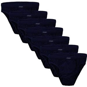 BRUBAKER 7-Pack Herenslips 100% Katoen Blauw Maat M