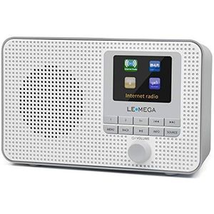 Lemega - DAB+ Bluetooth-radio - Draagbaar - Digitale Radio - 12 uur Speeltijd - Kleurendisplay