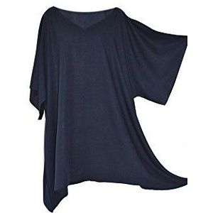 Top Plain Kaftan Blouse T-Shirt Kaftan Baggy One Size