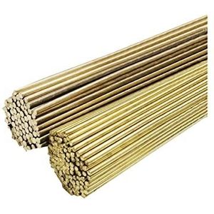 Plastic lasstaven, Messing lasstaven 2,5 mm en 3,0 mm diameter 1 m lengte 10 stuks(16 PIECES OF 3MM)