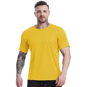 yk8fass Los Sport T-shirt kw-1834, Geel, M