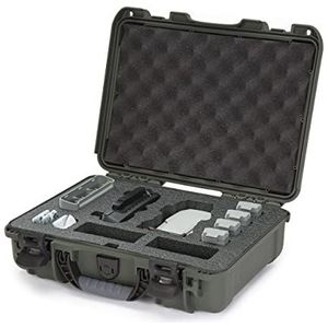 Nanuk 910 Waterdichte Hard Case met Foam Insert voor DJI Mini SE Fly More Kit - Olijf, (910-MAVMSE6), Olijf, Compact