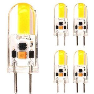 ANTYX 3W COB LED GY6.35 (Vgl. 20W Halogeen) dimbare 12V AC/DC 5-Pack (Color : Warm wit)