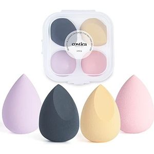 Beauty Blender Makeup Sponge Set Flawless for Liquid with Storage Box Multicolour