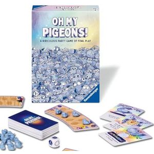 Ravensburger Oh My Pigeons! Grappig familiefeestspel voor kinderen vanaf 8 jaar | Exclusief bij Amazon