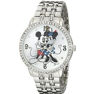 Disney Vrouwen Rhinestone horloge, multi, Mickey Analog Horloge