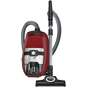 Miele Blizzard CX1 Cat & Dog stofzuiger zonder zak, 890 watt, 2 l volume, 3-delige accessoires, hygiënische lediging, turboborstel, universeel mondstuk, HEPA-filter, mangorood (10653150)