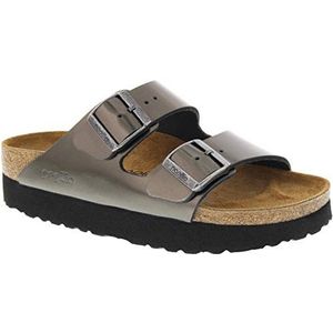 Birkenstock Arizona PL Metallic Anthracite Leather, 39 N EU
