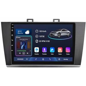 Android 14 9 Inch Touchscreen Autoradio 2 Din voor Subaru Legacy Outback 2015-2018 met CarPlay & Android Auto Stuurbediening GPS Navigatie AHD Backup Camera Bluetooth (YS10 (2+32G))
