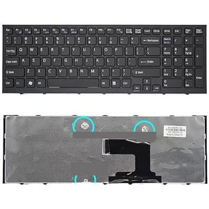 US Laptoptoetsenbord voor Sony voor VPC-EH voor VPCEH-serie VPCEH35YC EH38EC/W EH35YC EH38EC H3S3C CN1 PCG-71811L PCG-71811M zwart wit(US Black 3 Screw)