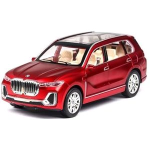 LUgez Schaal Diecast Auto 1:24 Voor BMW X7 SUV Legering Auto Model Diecasts Voertuigen Metalen Auto Model Geschikt Voor Collectible Model Voertuig (Kleur: D)