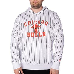 New Era Hoodie - NFL MBA MLB - Hoodie - Football Basketball Baseball - Limited Edition (Chicago Bulls wit, L), wit, L