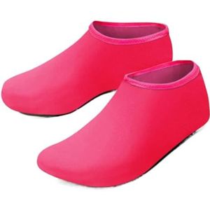 Waterschoenen, uniseks waterschoenen, zwemmen, duiksokken, zomer, aqua-strandsandaal, platte schoen, aan zee, antislip, sneakersokken, pantoffel voor mannen en vrouwen om te surfen, duiken, Rood