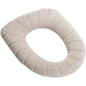 Toiletbrilkussens, Toiletzittingkussenhoezen Multicolor(Beige)