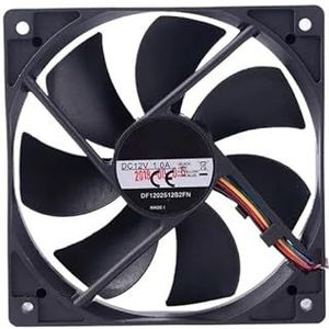 12025 DC12V 1.0A DF1202512B2FN 12cm grote luchtvolume PWM temperatuurregelventilator