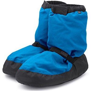 Bloch girls Bootie Warm Up Boot Slipper, Fluorescent Blu, X-Large Little Kid US