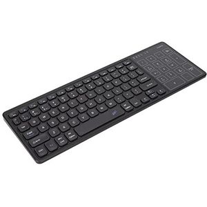 Draadloos Toetsenbord - Zwart - Met Touchpad - Plug-and-play USB-ontvanger