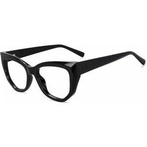 Nepbrillen, Brilmonturen Cat Eye Unisex Blauw Licht Barrière Multicolor(Black)