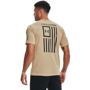 Under Armour Heren ABC Camo korte mouw korte mouw, Woestijnzand (290)/Zwart, L