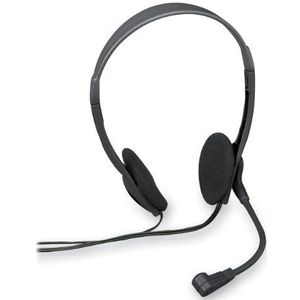 Compucessory CCS55222 hoofdtelefoon, licht, 1,8 m, zwart