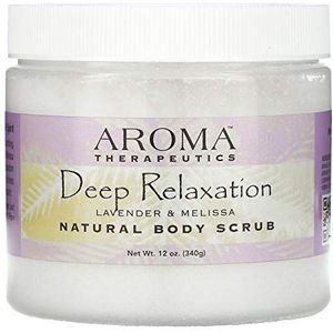 ABRA Therapeutics Deep Relaxation - Natural Body Scrub Lavender & Melissa 12 oz