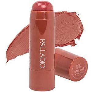 Palladio Ik Bloos 2-in-1 Wang- en Lipkleur, Opbouwbare Lichtgewicht Crème Blush, Transparante Multistick met Hydraterende Formule, Langdurige Draagtijd, Gemakkelijke Applicatie, Met een Subtiele Glans, Perfect Blenden op de Huid, Darling