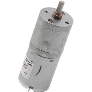 JGA25-370 kleine Micro Aandrijvingsmotor, 6V, 12V, 24V, 370 Borstel-Gelijkstroommotor met Onderzetversnellingsbak, Laag Snelheid, Hoge Versnellingsmotor (Maat: 58R, Kleur: 6V)