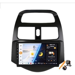 Y200s,YLOXFW Android 15.0 Autostereo Vervanging voor Spark Beat Matiz Creative 2010-2014 Radio GPS Sat Navi 9'' Cartablet Multimedia Video Player FM BT Ontvanger