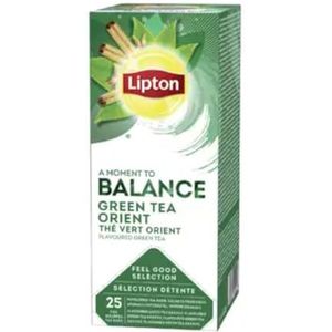 Lipton Balance Green Tea Orient - doos 25 theezakjes