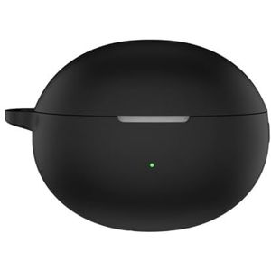 Oordopjes Siliconen Case voor Huawei FreeBuds 6i Hoofdtelefoon Beschermhoes Valbestendige en Stofdichte Oortelefoon Bescherming Sleeve (Zwart)