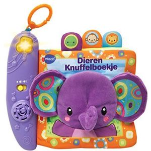 VTech Baby - Dieren Knuffelboekje - Multikleuren - Kunststof en Pluche - Voor Jongens en Meisjes - Van 6 tot 36 maanden - Nederlands Gesproken en Geschreven