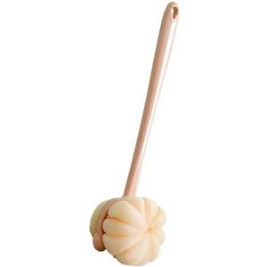 Doucheborstel met lange steel, rugschrobber voor douche | Lichaamspeeling voor bad - Dubbelzijdige borstel met borstelharen, borstel met lange steel voor dames, heren, voor nat of droog borstelen, voo