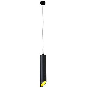 Baska Zwarte LED Hanglamp Schaduw, Schuine Lange Buis Spotlight Metalen Hanglamp, Keuken Eiland Verlichting Fitting Eetkamer Woonkamer Slaapkamer Moderne Drop Plafondlamp