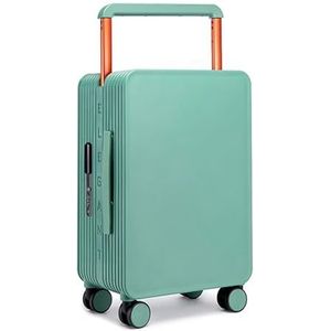 Koffer Koffers met breed handvat Reizen Rolling Bagage Spinner Heren Trolley Tas Koffers Wielen Dames Reistas (Color : C, Size : 20inch)