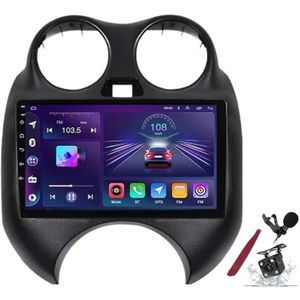 Android 15 Autoradio voor N-issan March (2010-2013) 9 inch 2K Touchscreen 2000 * 1200 Android Head Unit Multimedia Speler met Carplay GPS Navi BT 5G WiFi DSP SWC,K6 pro