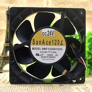 PC Computer Case Fan 9WF1224H1D03 A90L-0001-0509 3-wire Waterproof fan for fanuc 120 * 120 * 38mm