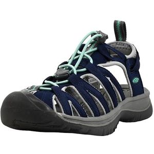 KEEN dames whisper sandaal, Naval Academy Peacock Green, 39.5 EU